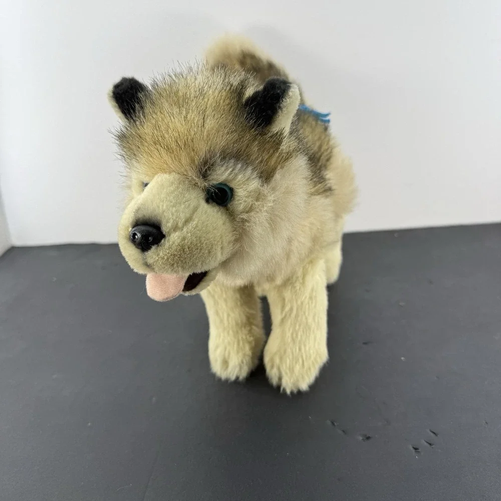 Kipmik Husky Plush Sled Dog Puppy Harness Alaska Realistic Fur 10